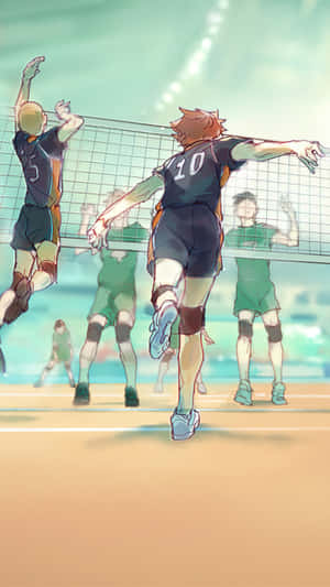 Haikyuu Spiking Moment Wallpaper