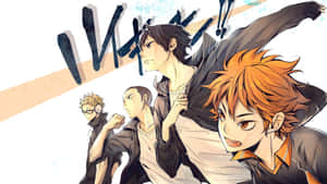 Haikyuu Team Dynamic Illustration Wallpaper