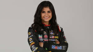 Hailie Deegan N A S C A R Driver Portrait Wallpaper