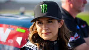 Hailie Deegan Racing Portrait Wallpaper