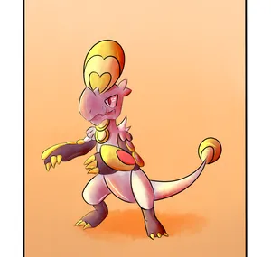 Hakamo-o Peach Orange Background Wallpaper