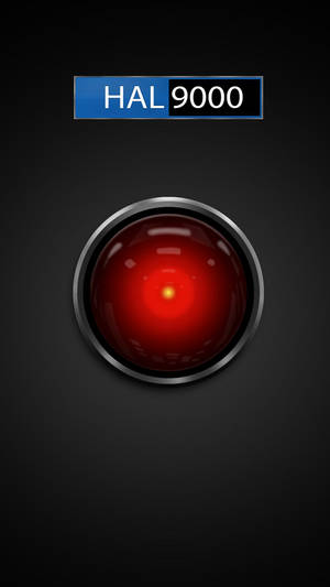 Hal 9000 Dark Vignette Phone Wallpaper