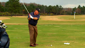 Hal Sutton At A Golf Course Wallpaper