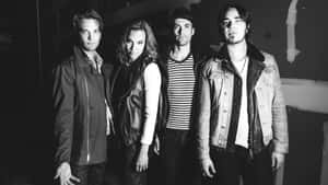Halestorm Band Black And White Wallpaper