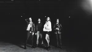 Halestorm Band Black White Wallpaper