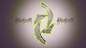 Halestorm Band Logo Design Wallpaper