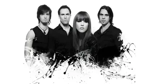 Halestorm Band Members Portrait Wallpaper