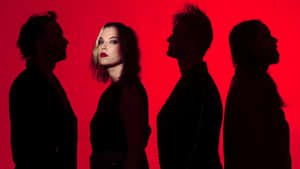 Halestorm Band Silhouettes Wallpaper