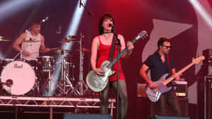 Halestorm Live Rock Performance Wallpaper