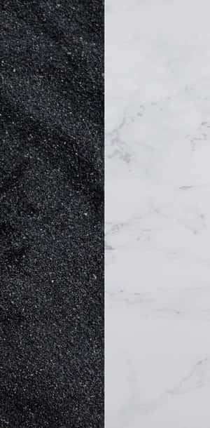 Half Black Half White Abstract Design Wallpaper