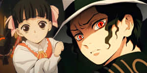 Half-demon Slayer In Action Wallpaper