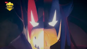 Half Face Photo Of Gigantamax Urshifu Wallpaper