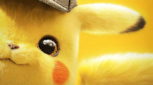 Half-face Portrait Of Detective Pikachu Wallpaper