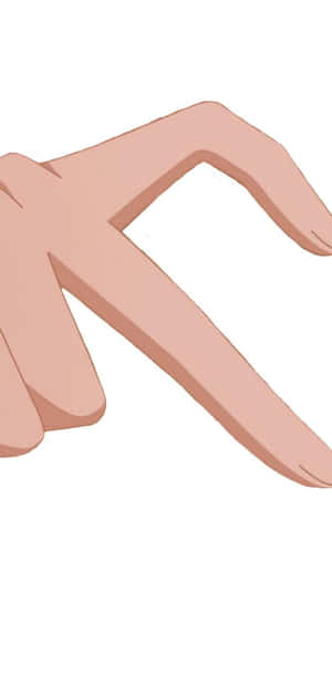 Half Heart Hand Gesture Wallpaper