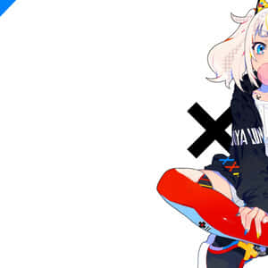 Half Kaguya Luna With Gum Bubble Anime Wallpaper