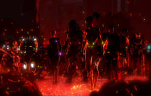 Half-life Characters Assemble In Action Wallpaper