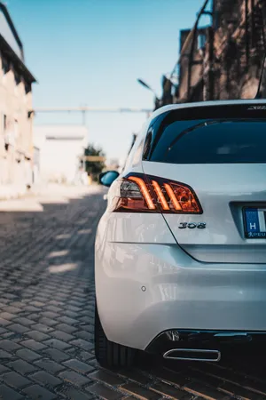 Half Shot Peugeot 308 Wallpaper