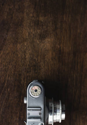 Half Vintage Camera Wallpaper