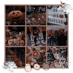 Halloween Aesthetic Collage Wallpaper