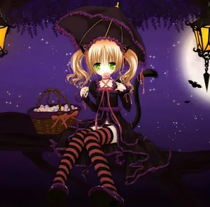 Halloween Anime Girl Pfp Wallpaper