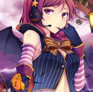 Halloween Anime Girl Pfp Wallpaper