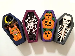 Halloween Coffin Decorations Wallpaper