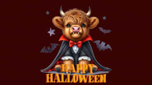 Halloween Cow Costume Wallpaper