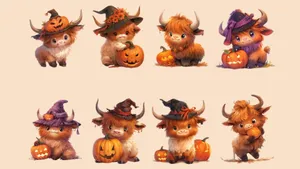 Halloween Cow Costumes Wallpaper