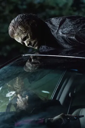 Halloween Ends Michael Myers Car Attack Wallpaper
