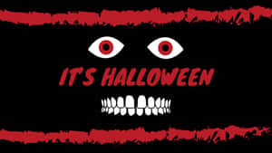 Halloween_ Eyes_and_ Teeth_ Banner Wallpaper