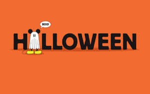 Halloween_ Ghost_ Surprise_ Graphic Wallpaper