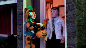 Halloween In Supermansion Wallpaper