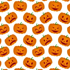 Halloween Jack O Lantern Pattern.jpg Wallpaper