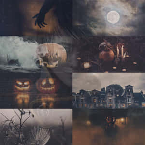 Halloween_ Moodboard_ Collage Wallpaper