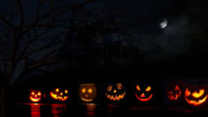 Halloween_ Night_ Pumpkin_ Glow.jpg Wallpaper