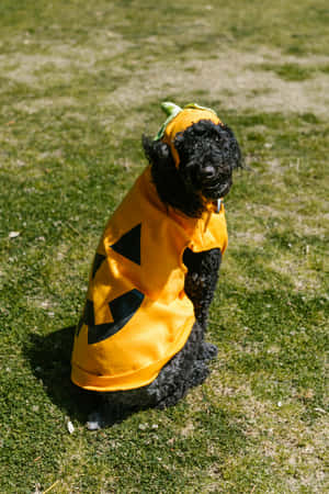 Halloween_ Pumpkin_ Dog_ Costume.jpg Wallpaper