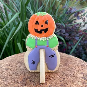 Halloween Pumpkin Head Cookie Wallpaper