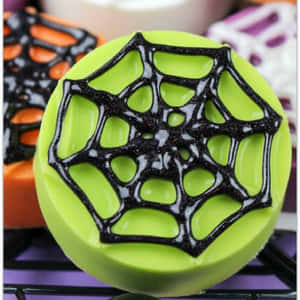 Halloween Spiderweb Cookie Cutter Wallpaper