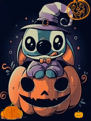 Halloween With Stitch And Lilo Wallpaper