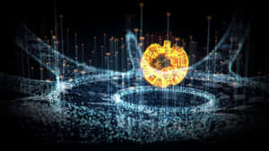 Halo Ark - A Mysterious And Beautiful Outer Space Landscape Wallpaper