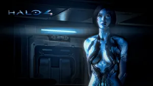 Halo Cortana In Stunning Digital Art Form Wallpaper