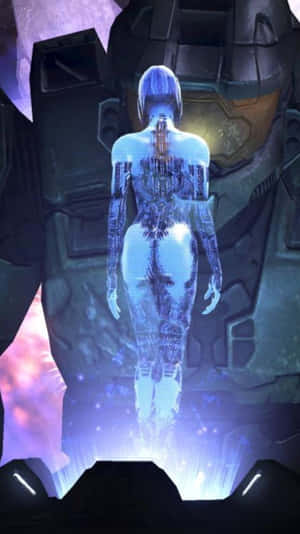 Halo Cortana - The Advanced Ai In Action Wallpaper