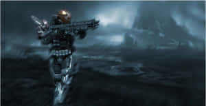 Halo Emile - The Fearless And Powerful Spartan Soldier Wallpaper