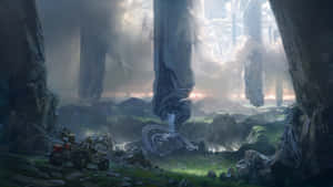 Halo Forerunner 2560 X 1440 Wallpaper Wallpaper