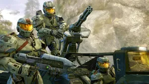 Halo Red Team In Action Wallpaper