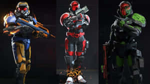 Halo Spartans In Action Wallpaper