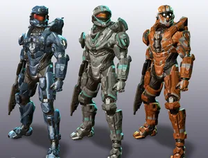 Halo Spartans In Action Wallpaper