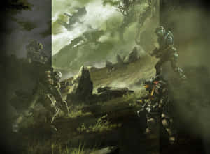 Halo Spartans: Ready For Battle Wallpaper