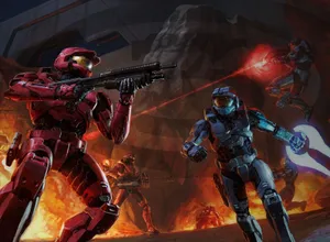 Halo Spartans Ready For Battle Wallpaper
