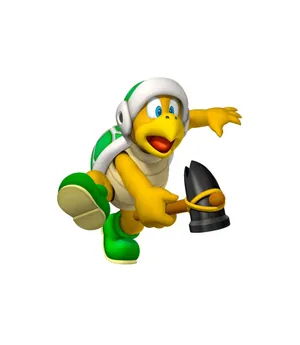 Hammer Bro In Action Wallpaper